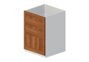 Basi 3D - Mobile base per lavello in legno laccato - Ikea - Metod - Maximera - Enköping