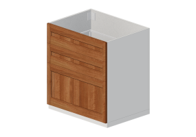 Basi 3D - Mobile base per lavello in legno laccato - Ikea - Metod - Maximera - Enk&ouml;ping