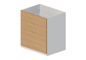 3D Bases - Lacquered wood sink base cabinet - Ikea - Method