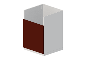 3D Bases - Mueble bajo de madera lacada para fregadero - Ikea - Metod