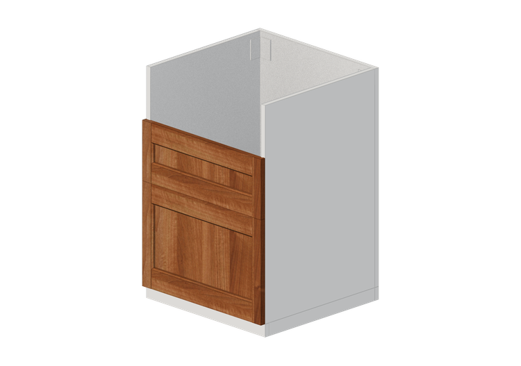 Armoires inférieures 3D - Élément bas évier en bois laqué -... Armoires inférieures 3D - Élément bas évier en bois laqué -...