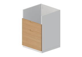 3D Bases - Lacquered wood sink base cabinet - Ikea - Method