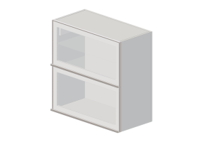 Colgantes 3D - Mueble alto de madera lacada - Ikea - Metod - Hejsta