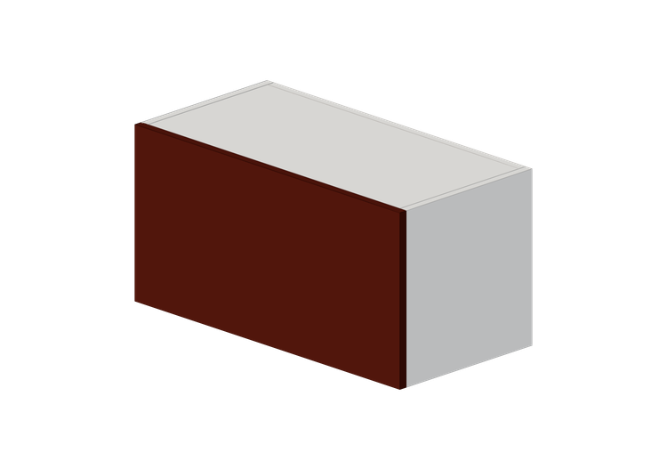 3d Hängeschränke - Horizontaler Hängeschrank aus Holz... 3d Hängeschränke - Horizontaler Hängeschrank aus Holz...