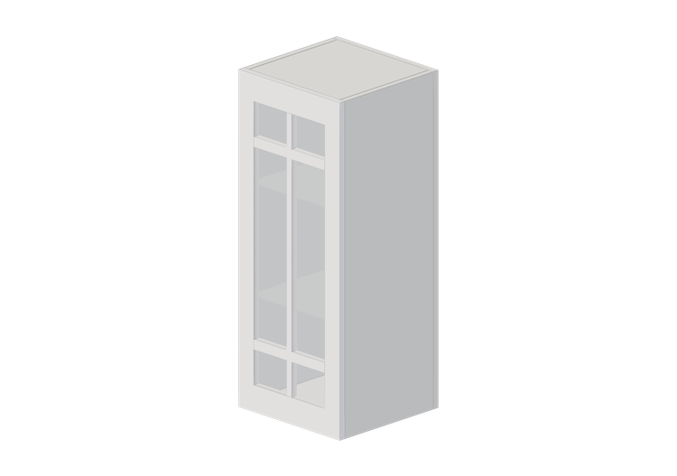 Armoires supérieures 3D - Élément mural en bois laqué -... Armoires supérieures 3D - Élément mural en bois laqué -...