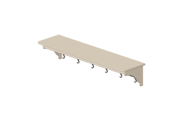 Colgantes 3D - Estante de madera lacada - Ikea - Tornviken... Colgantes 3D - Estante de madera lacada - Ikea - Tornviken...