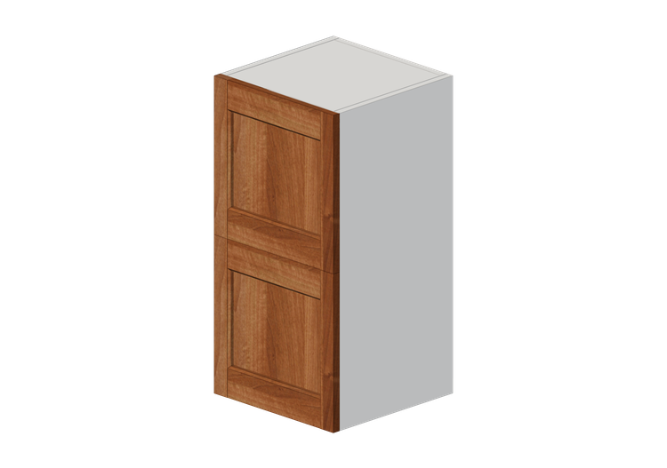 Armoires supérieures 3D - Élément mural en bois laqué -... Armoires supérieures 3D - Élément mural en bois laqué -...