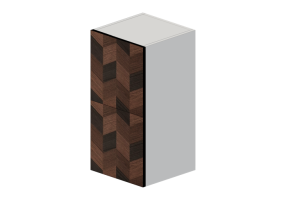 Colgantes 3D - Armario de pared de madera lacada - Ikea - Metod - Hasslarp