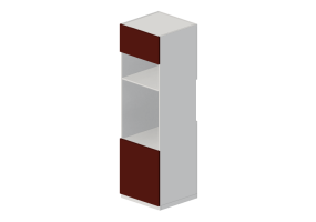 Colunas 3D - Móvel de coluna de madeira envernizada - Ikea - Metod