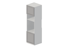 Colonnes 3D - Meuble colonne en bois laqué - Ikea - Metod - Bodbyn