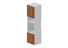 Colonnes 3D - Meuble colonne en bois laqué - Ikea - Metod - Enköping