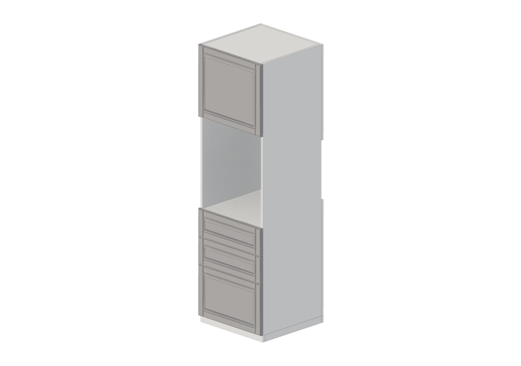 Columnas 3D - Armario columna con electrodomésticos... Columnas 3D - Armario columna con electrodomésticos...