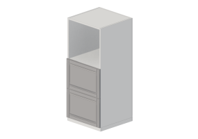 3D Columns - Furniture with recessed appliances - Ikea - Method - Maximera - Voxtorp