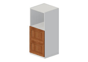 Colonnes 3D - Armoire avec espace électroménagers - Ikea - Metod - Maximera - Enköping