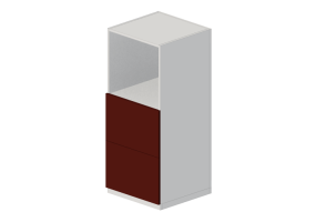 Colonne 3D - Mobile a colonna con incasso elettrodomestici - Ikea - Metod - Maximera