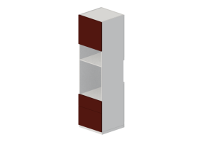 3D Columns - Furniture with recessed appliances - Ikea - Method - Maximera - Voxtorp