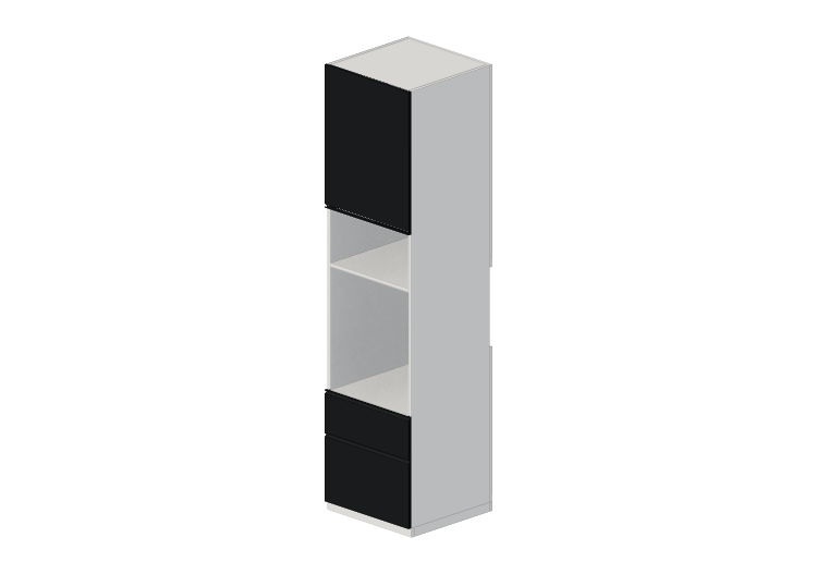Colonne 3D - Mobile a colonna con incasso elettrodomestici... Colonne 3D - Mobile a colonna con incasso elettrodomestici...