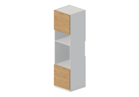 Colunas 3D - M&oacute;vel de coluna c/ espa&ccedil;o p/ eletrodom&eacute;sticos - Ikea - Metod - Maximera - Voxtorp