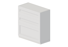 Meubles 3D - Meuble en bois laqué - Ikea - Metod - Maximera - Axstad