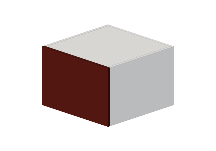 Meubles 3D - Élément pour réfrigérateur - Ikea - Metod -... Meubles 3D - Élément pour réfrigérateur - Ikea - Metod -...