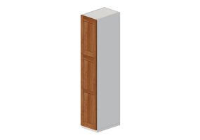 Muebles 3D - Armario de madera lacada - Ikea - Metod - Enköping