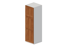 Muebles 3D - Armario de madera lacada - Ikea - Metod - Enköping