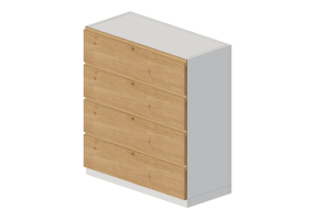 Mobili 3D - Mobile in legno laccato - Ikea - Metod - Maximera - Voxtorp