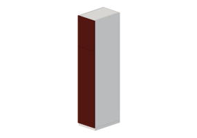 M&oacute;veis 3D - M&oacute;vel de madeira envernizada - Ikea - Metod