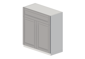 Muebles 3D - Armario de madera lacada - Ikea - Metod - Bodbyn
