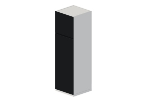 Muebles 3D - Armario de madera lacada - Ikea - Metod - Uppl&ouml;v
