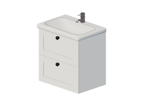 Lavabos 3D - Meuble avec lavabo - Ikea - Enhet - Tvӓllen