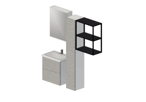 3D Furniture - Bathroom Composition - Ikea - Enhet
