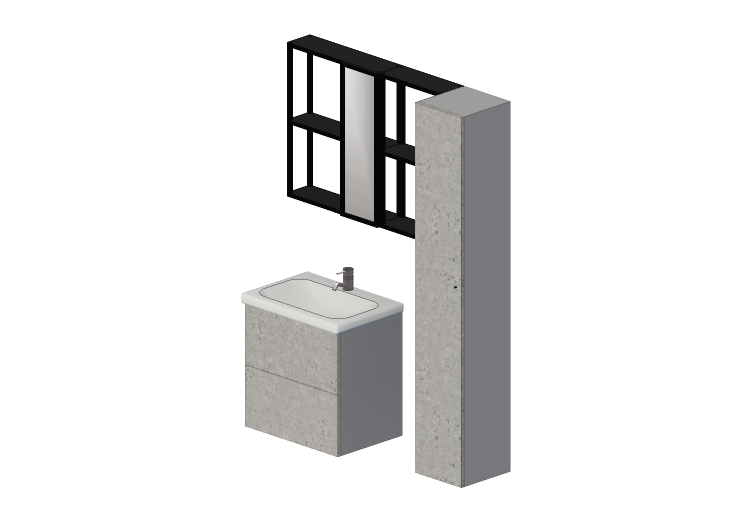 Meubles 3D - Combinaison pour salle de bain - Ikea - Enhet... Meubles 3D - Combinaison pour salle de bain - Ikea - Enhet...