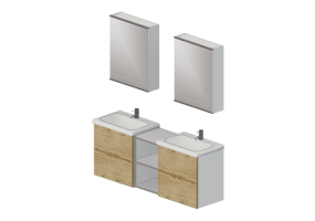 3D M&ouml;bel - Badm&ouml;bel-Kombinationen - Ikea - Enhet