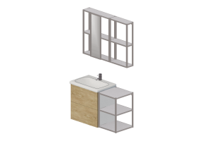 Mobili 3D - Composizione per bagno - Ikea - Enhet
