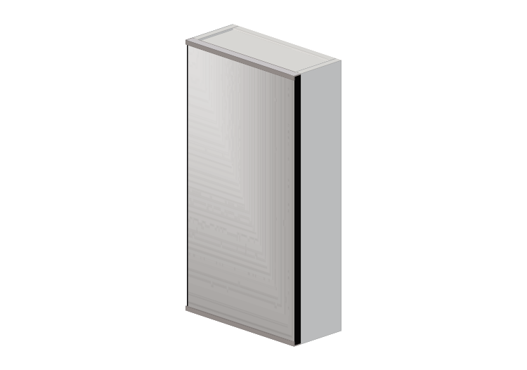 Meubles 3D - Meuble haut avec miroir - Ikea - Enhet - IKEA Meubles 3D - Meuble haut avec miroir - Ikea - Enhet - IKEA
