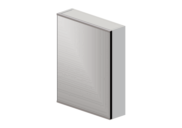 Móveis 3D - Gabinete suspenso c/ espelho - Ikea - Enhet -... Móveis 3D - Gabinete suspenso c/ espelho - Ikea - Enhet -...
