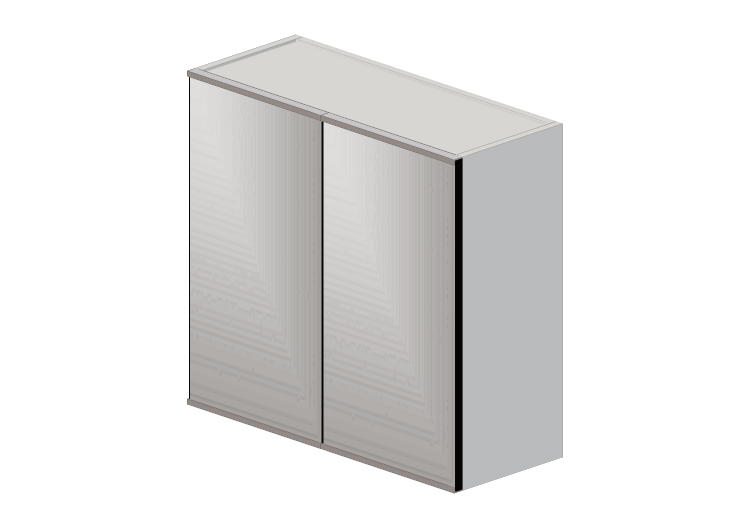 Meubles 3D - Meuble haut avec miroir - Ikea - Enhet - IKEA Meubles 3D - Meuble haut avec miroir - Ikea - Enhet - IKEA