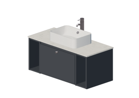 3D M&ouml;bel - Kombination f&uuml;r Badezimmer - Ikea - Godmorgon - Horvik