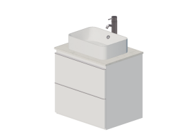 Mobili 3D - Composizione per bagno - Ikea - Godmorgon - Horvik