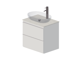 3D Furniture - Composition for bathroom - Ikea - Godmorgon - Oxmyren