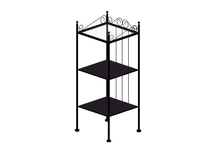 Móveis 3D - Estante de metal - Ikea - Rӧnnskӓr - IKEA Móveis 3D - Estante de metal - Ikea - Rӧnnskӓr - IKEA