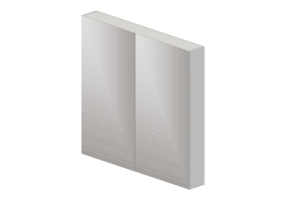 Mirroirs 3D - Meuble avec portes miroir - Ikea - Godmorgon
