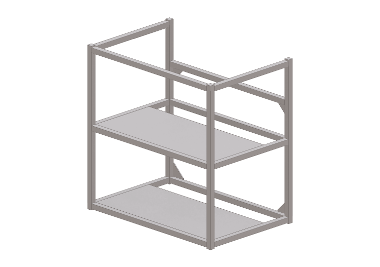 Accessori 3D - Struttura in metallo per lavabo - Ikea -... Accessori 3D - Struttura in metallo per lavabo - Ikea -...