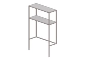 3D Zubeh&ouml;r - Metallgestell f&uuml;r Waschmaschine - Ikea - Enhet