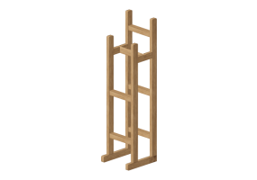 Accessori 3D - Portarotolo in legno - Ikea - Rågrund
