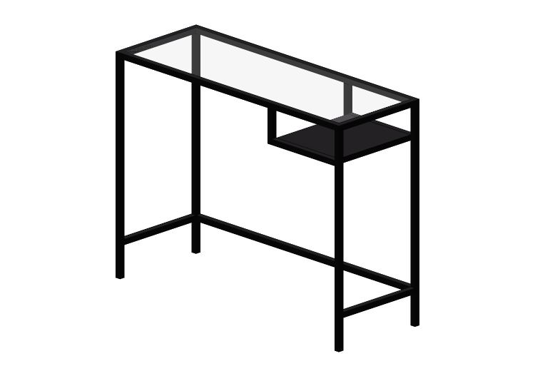 3D Desks - Glass desk - Ikea - Vittsjö - IKEA 3D Desks - Glass desk - Ikea - Vittsjö - IKEA