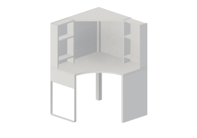 3D Desks - Lacquered wood desk - Ikea - Micke