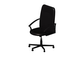 Chaises 3D - Chaise en cuir - Ikea - Allak