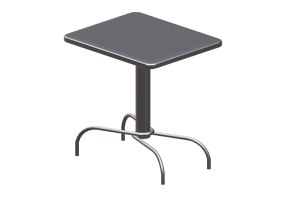 3D Tables - Metal table - IKEA - Tunholmen